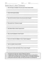 Vorschau - Arbeitsblätter - AB mit Fragen zum Thema "Tierpark" + Lösungsblatt - Deckblatt