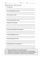 Vorschau - Arbeitsblätter - AB mit Fragen zum Thema "Tirana" + Lösungsblatt - Deckblatt