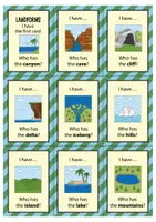 Vorschau - Spiele - Landforms: I have... Who has...? / Spiel (Englisch) - Seite 1