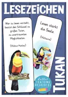 Vorschau - Mal- und Bastelvorlagen - Tukanklasse Lesezeichen Klassentier Tukan - Deckblatt