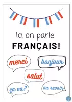 Vorschau - Poster - Unterrichtssprache Französisch 4 Schilder/Poster - Seite 1