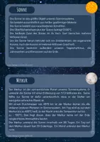 Vorschau - Merkblätter - Sonnensystem / Planeten Wissenskartei Karteikarten - Seite 2