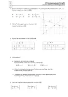 Vorschau - Test - Klassenarbeit Lineare Funktionen (A und B) - Deckblatt