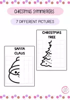 Vista previa - Manualidades / Dibujos para colorear - CHRISTMAS SYMMETRIES BOOK - Portada