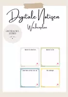 Vorschau - Fördermaterial/Inklusion - Nachricht Notizen 4er-Set pastell - Deckblatt