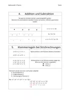 Vorschau - Fördermaterial/Inklusion - Rechnen mit Termen Merkblätter - Seite 1
