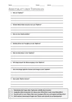 Vorschau - Arbeitsblätter - AB mit Fragen zum Thema "Töpferei" + Lösungsblatt + Infografik - Deckblatt