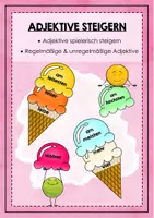 Vorschau - Arbeitsblätter - Adjektive steigern (Paket) - Deckblatt