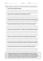 Vorschau - Arbeitsblätter - AB mit Fragen zum Thema "Transsibirische Eisenbahn" + Lösungsblatt + Infografik - Deckblatt