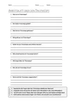Vorschau - Arbeitsblätter - AB mit Fragen zum Thema "Triceratops" + Lösungsblatt - Deckblatt
