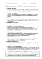 Vorschau - Arbeitsblätter - AB mit Fragen zum Thema "Triceratops" + Lösungsblatt - Seite 1
