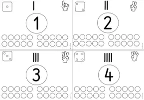Vorschau - Arbeitsblätter - Zahleinführung - Hefteintrag (unterschiedliche Darstellungsformen) - Seite 3