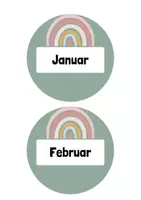 Vorschau - Anderer Materialtyp - Geburtstagskalender für den Klassenraum - Seite 1