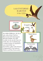 Vorschau - Präsentationen/Tafelbilder - Lautstärkekarten - Dinos - Deckblatt