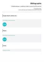 Aperçu - Préparation de séance / Séance complète - Chathématiques - problèmes maths - Page 1
