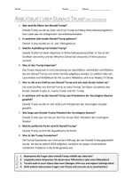 Vorschau - Arbeitsblätter - Lernposter + AB mit Fragen zum Thema "Donald Trump" + Lösungsblatt + Infografik - Seite 3
