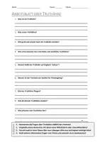 Vorschau - Arbeitsblätter - AB mit Fragen zum Thema "Truthahn" + Lösungsblatt + Infografik - Deckblatt