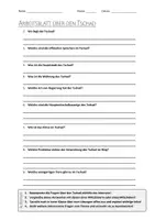 Vorschau - Arbeitsblätter - AB mit Fragen zum Thema "Tschad" + Lösungsblatt - Deckblatt