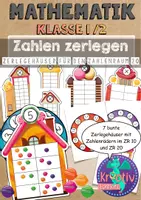 Vorschau - Spiele - Zahlen zerlegen in Mathematik: Zerlegehäuser - Deckblatt