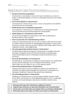 Vorschau - Arbeitsblätter - AB mit Fragen zum Thema "Tschetschenien" + Lösungsblatt - Seite 1