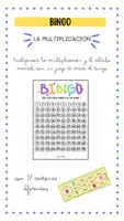 Vista previa - Juegos / Gamificación - JUEGO BINGO SOBRE LA MULTIPLICACIÓN - Portada