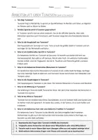 Vorschau - Arbeitsblätter - AB mit Fragen zum Thema "Tunesien" + Lösungsblatt + Infografik - Seite 2