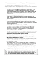 Vorschau - Arbeitsblätter - AB mit Fragen zum Thema "Türkische Sprache" + Lösungsblatt + Infografik - Seite 2