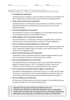 Vorschau - Arbeitsblätter - AB mit Fragen zum Thema "Turkmenistan" + Lösungsblatt - Seite 1