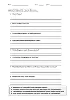 Vorschau - Arbeitsblätter - AB mit Fragen zum Thema "Tuvalu" + Lösungsblatt + Mindmap + Infografik - Deckblatt