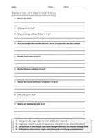 Vorschau - Arbeitsblätter - AB mit Fragen zum Thema "Ural" + Lösungsblatt - Deckblatt