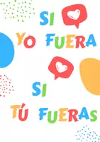 Vista previa - Refuerzo / NEE / Materiales de apoyo - Si yo fuera... Si tú fueras... - Portada