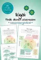 Vorschau - Arbeitsblätter - Ikigai: Finde deinen Lebenssinn - Deckblatt
