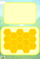Vorschau - Bildkarten - Klettmappe mit 40 Aufgabenkarten Bienen Raum-Lage Level 2 - Seite 1