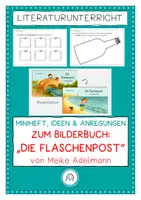 Vorschau - Arbeitsblätter - Lesebegleitheft zum Bilderbuch: Die Flaschenpost - Deckblatt