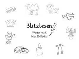 Vorschau - Spiele - Materialpaket - Blitzlesen (animiert für PPP) - Deckblatt