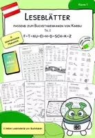 Vorschau - Arbeitsblätter - Lesen lernen mit Karibu 1 – Leseblätter in österreichischer Fibelschrift (Teil 2) - Deckblatt
