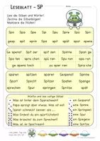 Vorschau - Arbeitsblätter - Bunte Leseblätter zu Karibu 1 in österreichischer Fibelschrift (Teil 4) | Lesetraining & Arbeitsblätter für Klasse 1 - Seite 2