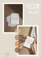 Vorschau - Präsentationen/Tafelbilder - Zahlenkarten 1-10 - Deckblatt
