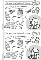 Vorschau - Arbeitsblätter - Einschulungs-Heft (Schulanfang 1. Klasse) - Seite 2