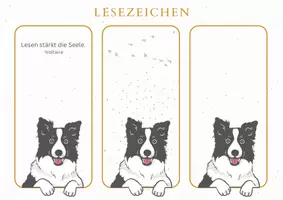 Vorschau - Mal- und Bastelvorlagen - Lesezeichen Hundeklasse für den Schulanfang - Seite 2