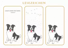 Vorschau - Mal- und Bastelvorlagen - Lesezeichen Hundeklasse für den Schulanfang - Seite 3