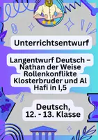 Vorschau - Stundenentwürfe - UPP Entwurf Examen – Nathan der Weise (Lessing) - Deckblatt