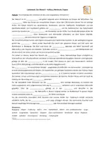 Vorschau - Text - Lückentext: Der menschliche Körper (mit Lösung) - Deckblatt