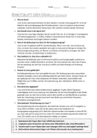 Vorschau - Arbeitsblätter - AB mit Fragen zum Thema "Uran" + Lösungsblatt - Seite 1