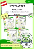 Vorschau - Arbeitsblätter - Lesen zu Karibu 1 – Bunte Leseblätter zum Buchstabenkanon | Lesetraining in österreichischer Fibelschrift für Klasse 1 - Deckblatt