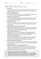 Vorschau - Arbeitsblätter - AB mit Fragen zum Thema "Uri" + Lösungsblatt - Seite 1