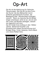 Vorschau - Stundenentwürfe - Herbstblätter Kunstprojekt 🍁 Kunst im Herbst OP-Art - Seite 1