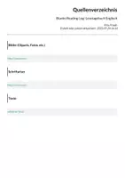 Vorschau - Unterrichtsreihen - Reading Log/Lesetagebuch zu jeder Lektüre (Englisch) - Seite 1