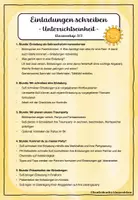 Vorschau - Unterrichtsreihen - Einladungen schreiben - Reihentransparenz und Einheitenplanung - Seite 2