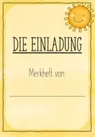 Vorschau - Fördermaterial/Inklusion - Einladungen schreiben - Merkheft - Seite 1